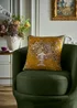 Laurence Llewelyn-Bowen Tuscan Holiday Velvet Ochre Filled Cushion - 43W X 43D Image 1