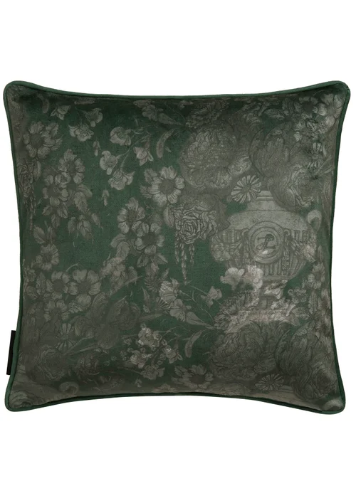 Laurence Llewelyn-Bowen Tuscan Holiday Velvet Ochre Filled Cushion - 43W X 43D Image 3