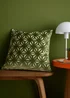 Appletree Star Geo Velvet Green Filled Cushion - 43W X 43D Image 1
