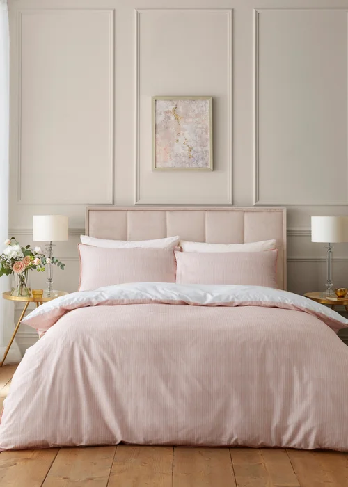 Soiree Mia Floral Blooms Soft Touch Natural Duvet Cover Set - Double Image 4