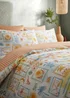 Fusion Soleil Reversible Multi Colour Duvet Cover Set - Single Image 2