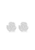 Golden Moments Sterling Silver Rose Stud Earrings - One Size Image 1