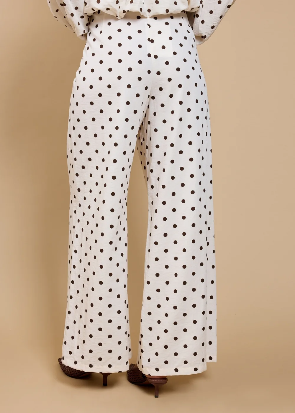 Little Mistress Polka Dot Wide Leg Trousers - 16 Image 2