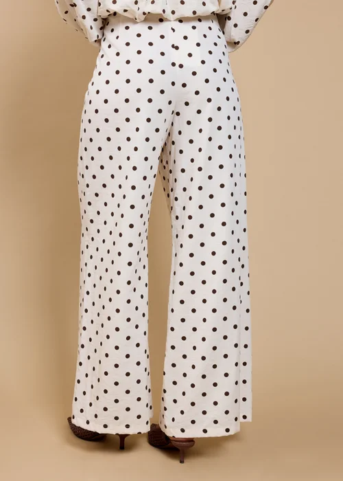 Little Mistress Polka Dot Wide Leg Trousers - 16 Image 2
