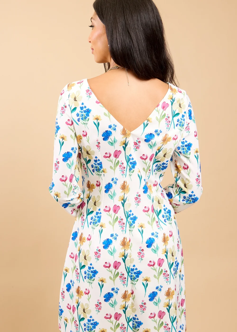 Little Mistress Floral Print Mini Dress - 14 Image 2