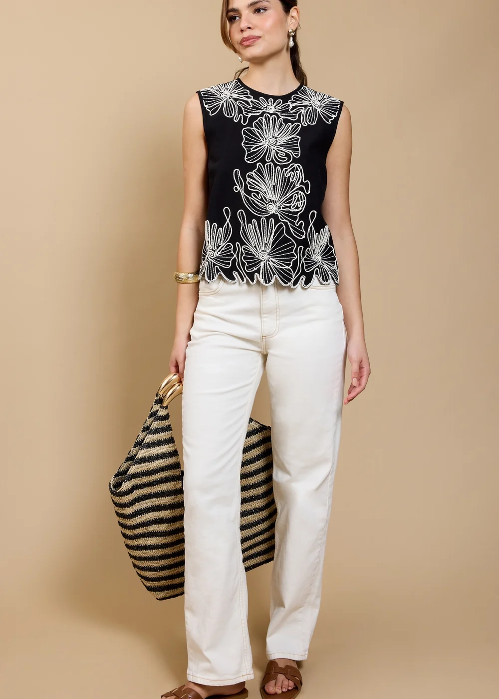 Little Mistress Black Cornelli Top - S Image 4