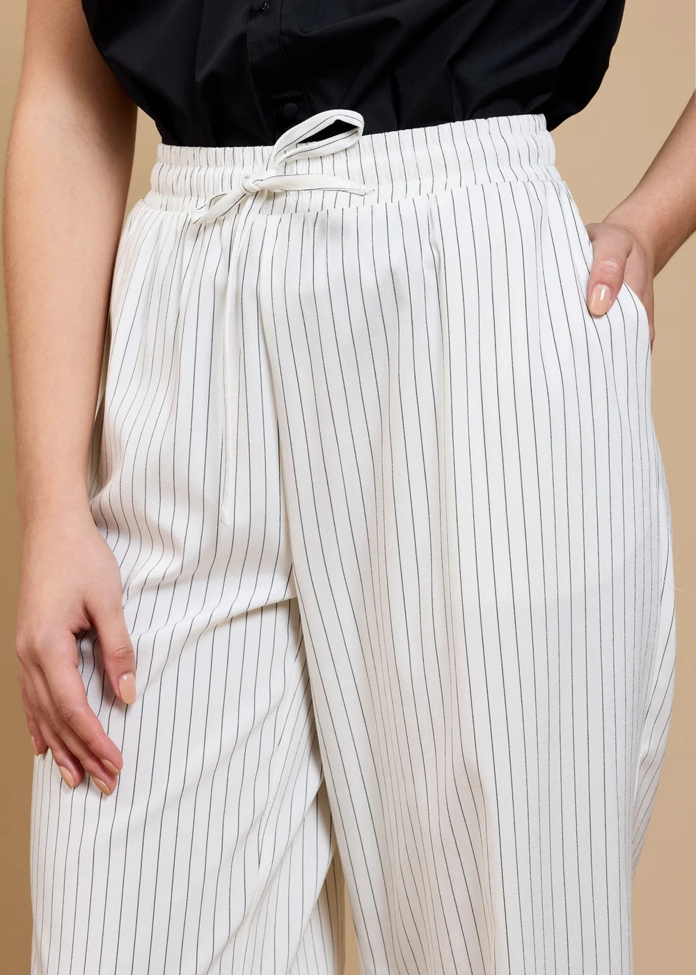 Little Mistress Stripe Trousers - L Image 3