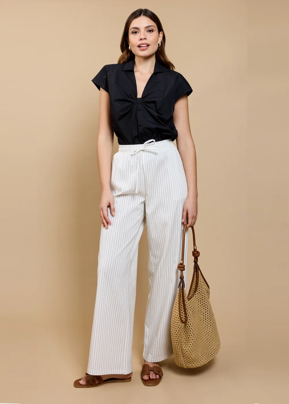 Little Mistress Stripe Trousers - L Image 1