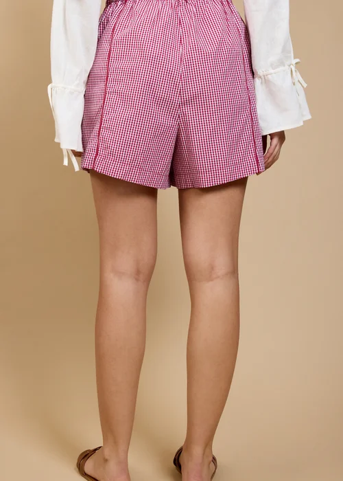 Little Mistress Red Gingham Shorts - L Image 2