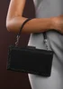 Where's That From Veil Black Embellished Hard-Case Evening Clutch Bag - One Size Image 6