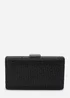 Where's That From Veil Black Embellished Hard-Case Evening Clutch Bag - One Size Image 2