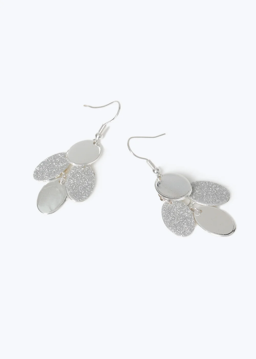 Muse Glitter Fish Hook Earrings - One Size Image 2