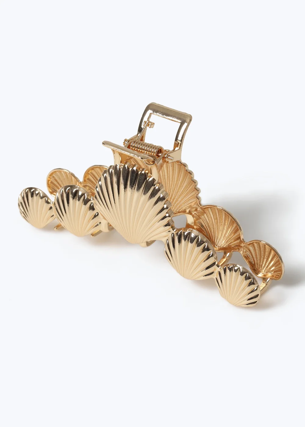 Muse Gold Shell Metal Claw Clip - One Size Image 2