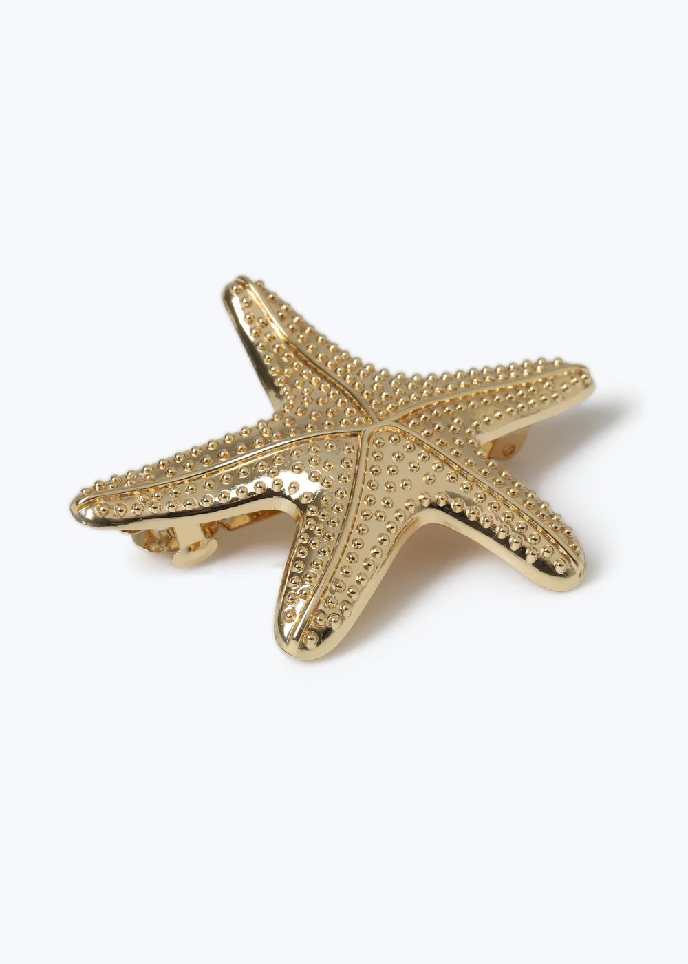 Muse Gold Starfish Barrette Clip - One Size Image 2
