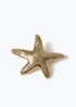 Muse Gold Starfish Barrette Clip - One Size Image 1