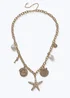 Muse Gold Starfish Charm Necklace - One Size Image 1
