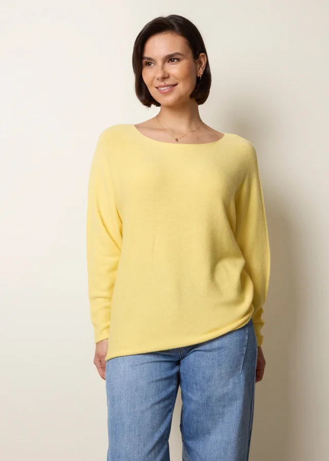 Blue Vanilla Yellow Round Neck Jumper