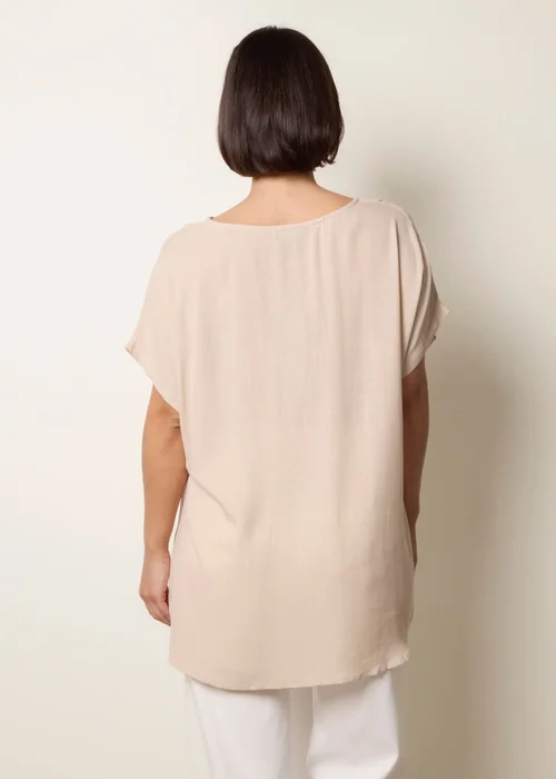 Blue Vanilla Stone Short-Sleeve Tunic Top - M/L Image 4