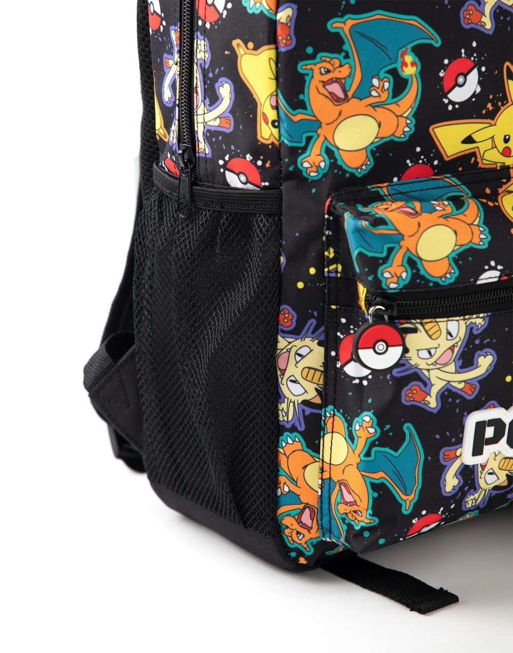 Vanilla Underground Pokemon Boys Black Character All Over Print Backpack - One Size Image 4