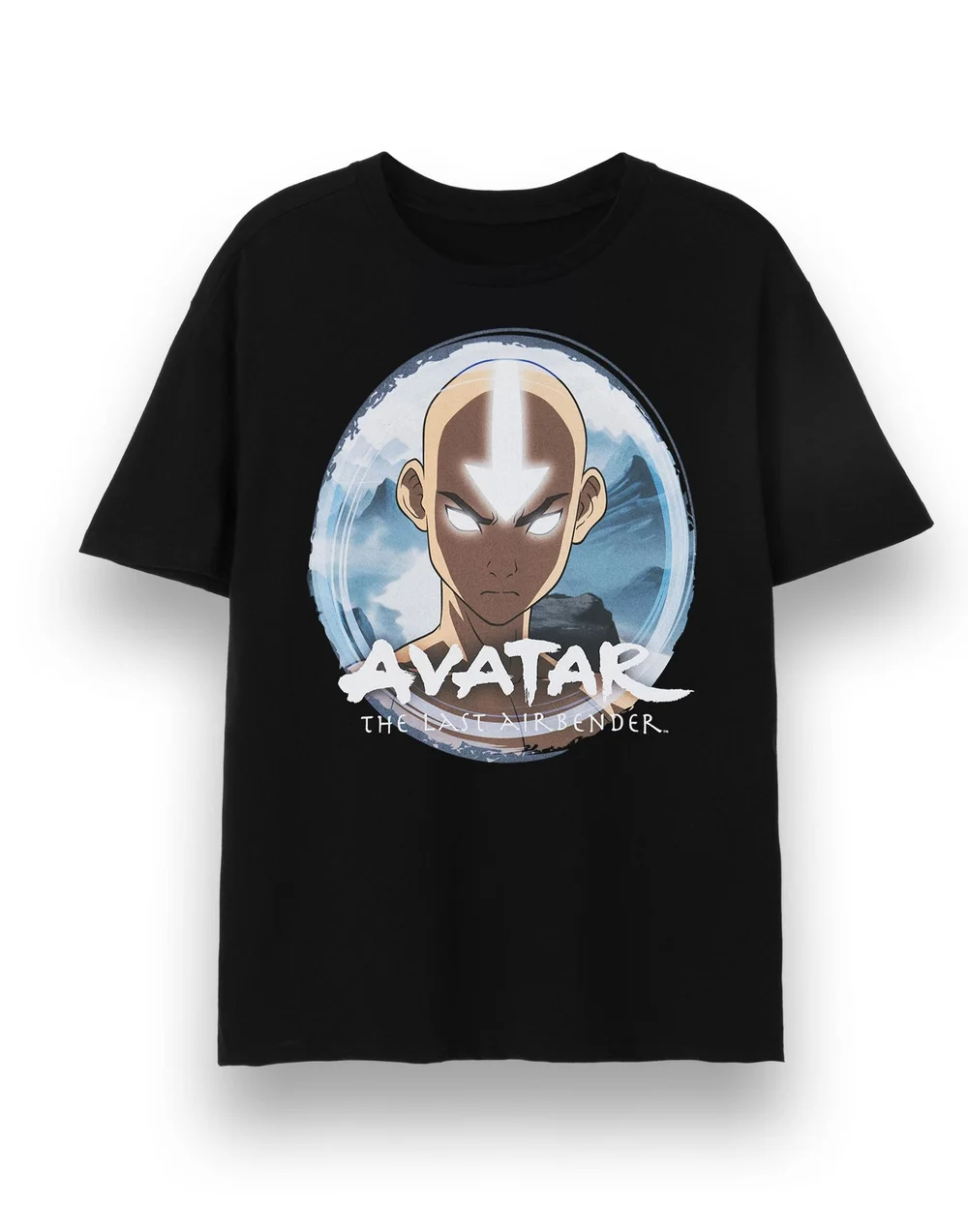 Vanilla Underground Avatar: The Last Airbender Mens Black Aang SS T-Shirt (S-3XL) - 3XL Image 1