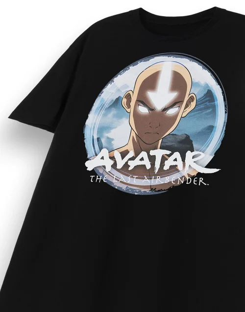 Vanilla Underground Avatar: The Last Airbender Mens Black Aang SS T-Shirt (S-3XL) - 3XL Image 5