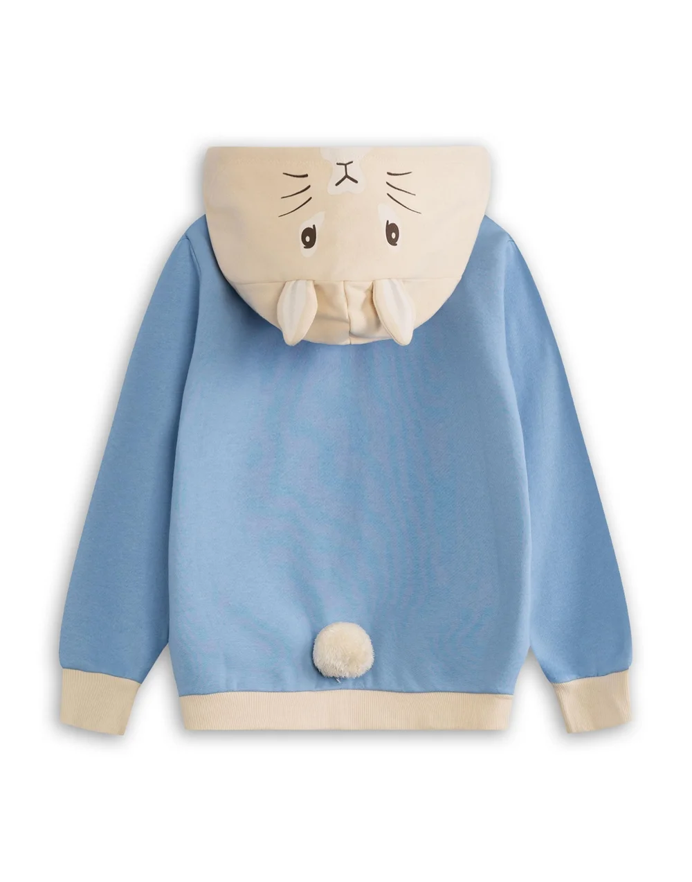 Vanilla Underground Peter Rabbit Unisex Kids Blue Hoodie (12 mnths - 5 years) - 18-24 months Image 2