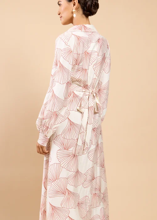 Little Mistress Shell Print Midaxi Shirt Dress - 10 Image 2