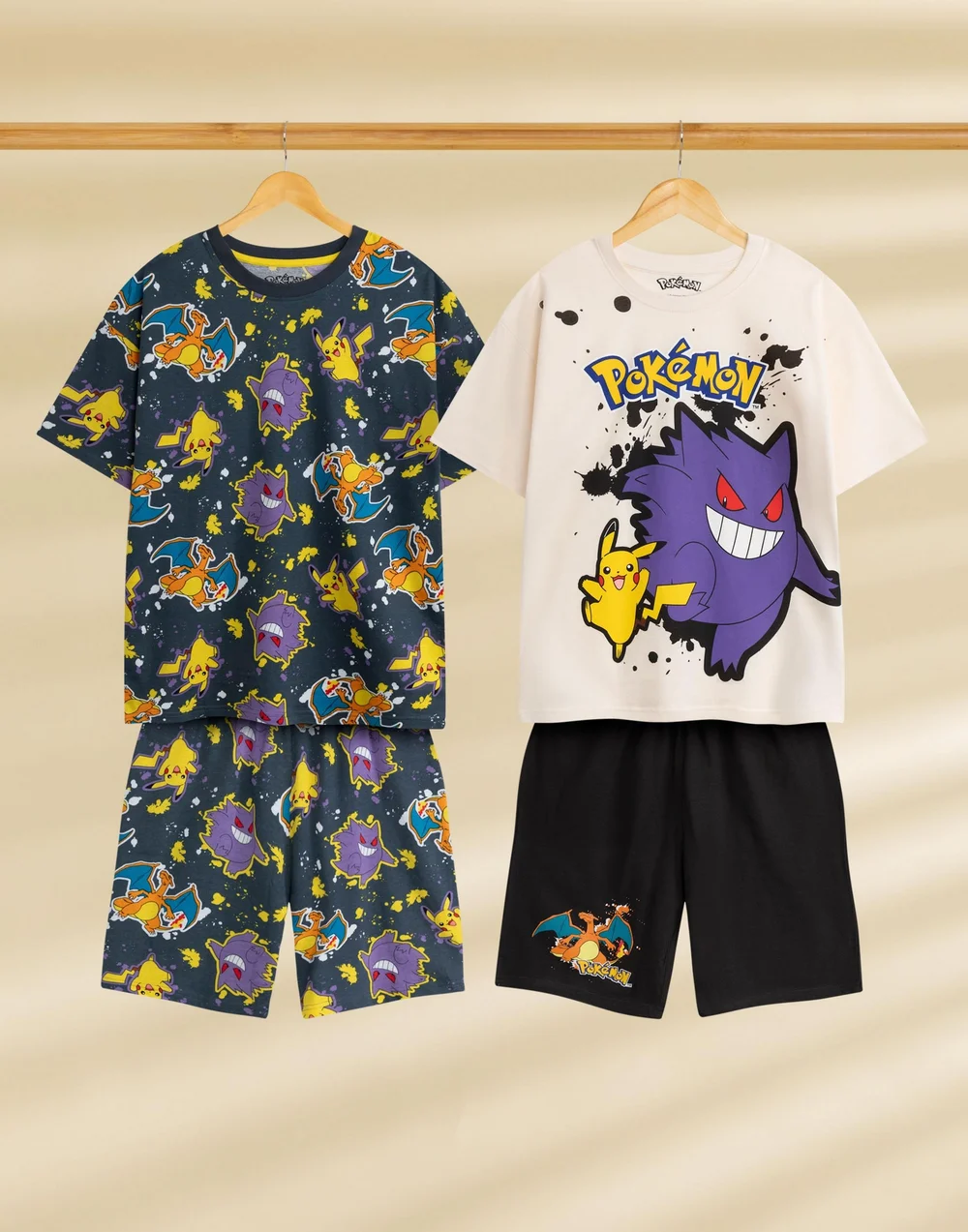 Vanilla Underground Pokemon Boys Multicoloured Short Pyjama Set (4-14 Years) - Pack of 2 - 7-8 Yrs Image 2
