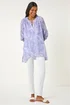 Roman Lilac Linear Print Wrap Tunic - 16 Image 2