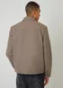 Threadbare Taupe Showerproof Lightweight Zip Up Jacket - M Image 2