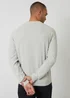 Threadbare Natural Raglan Knitted Crew Neck Jumper - S Image 2