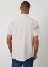 Threadbare Stone Short Sleeve Linen Blend Shirt - 2XL Image 2