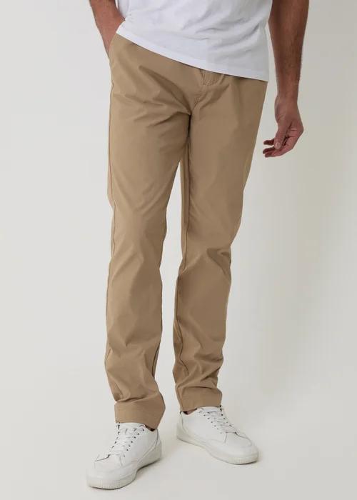 Threadbare Stone Slim Fit Stretch Trousers - 32/L32 Image 1