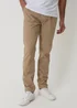Threadbare Stone Slim Fit Stretch Trousers - 32/L32 Image 1