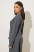 PixieGirl Petite Charcoal Grey Textured Cardigan - 8 Image 3