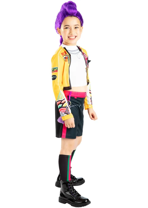 K-Pop Demon Hunters Rumi Core Look Child Costume & Wig (5-10 Years) - 5-6 Yrs Image 3