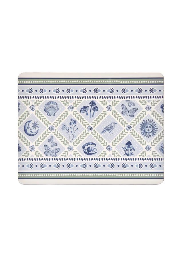 Ulster Weavers Coastal Treasures Blue Placemat - 4 Pack