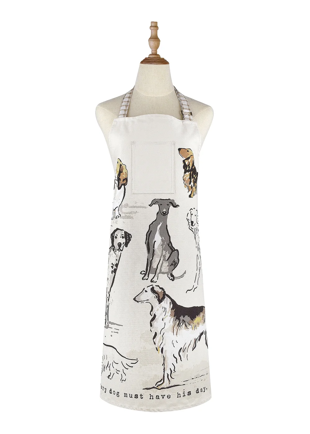 Ulster Weavers Country Dogs Brown Apron - Cotton - One Size Image 1