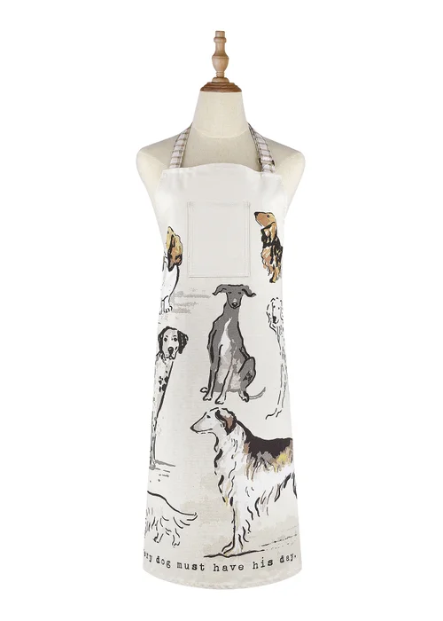 Ulster Weavers Country Dogs Brown Apron - Cotton - One Size Image 1