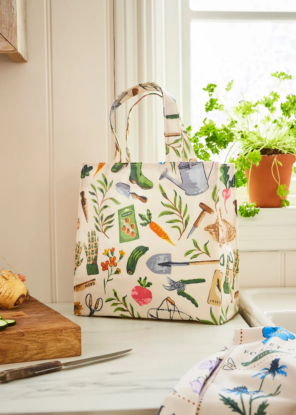 Ulster Weavers Time to Grow Green PVC Bag - Small - One Size Image 2