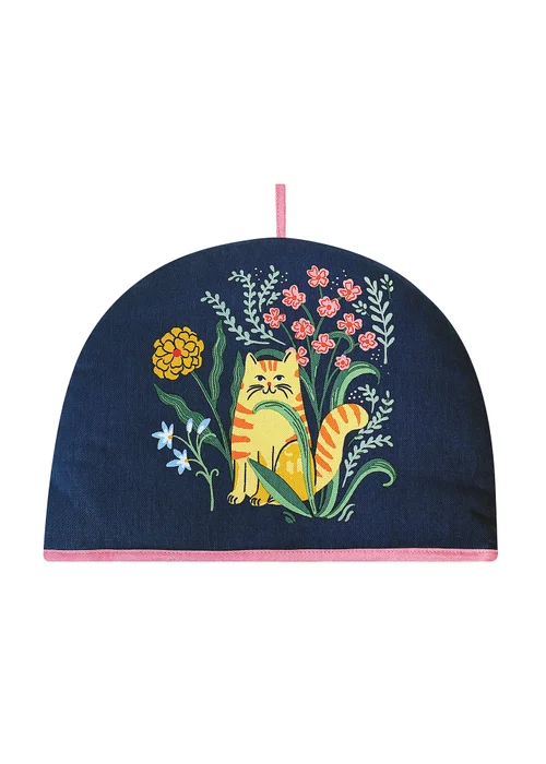 Ulster Weavers Marmalade Meadow Navy Tea Cosy - One Size Image 1