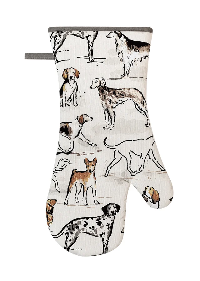 Ulster Weavers Country Dogs Brown Gauntlet Oven Glove