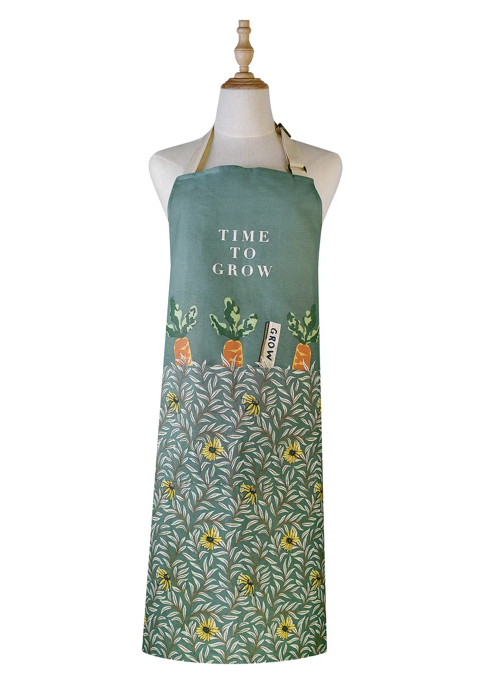 Ulster Weavers Time to Grow Green Apron - Cotton - One Size Image 1