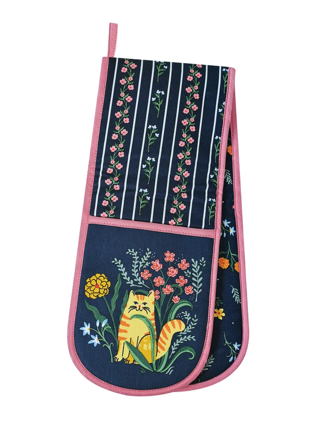 Ulster Weavers Marmalade Meadow Navy Double Oven Glove
