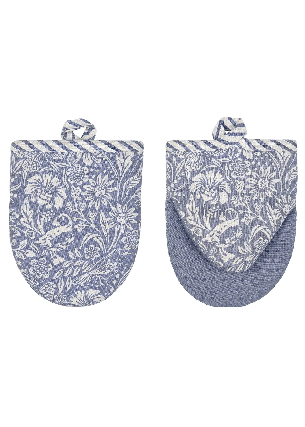 Ulster Weavers Coastal Treasures Blue Microwave Mitts - Pair - One Size Image 1