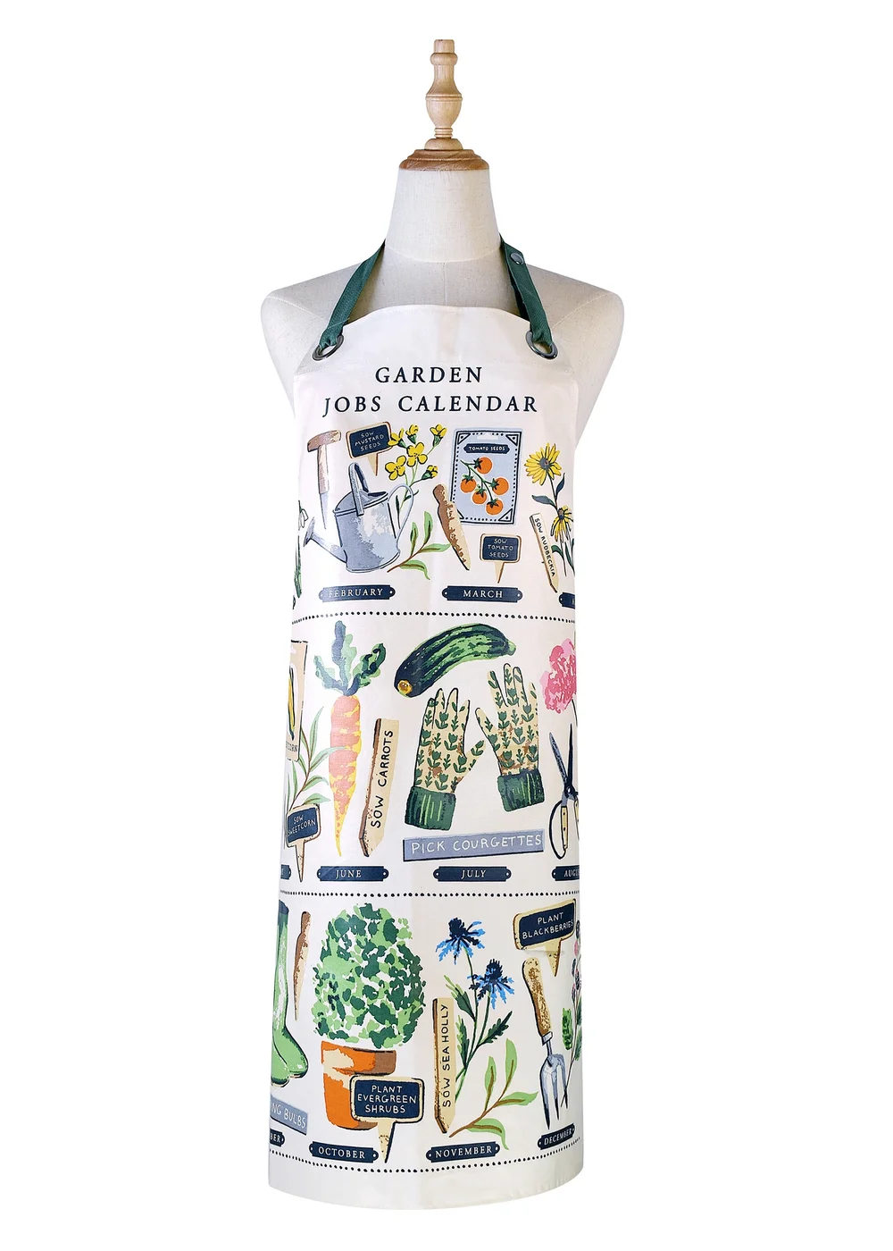 Ulster Weavers Time to Grow Green Apron - PVC/Oilcloth - One Size Image 1