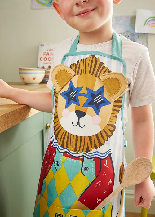 Ulster Weavers Leon Lion Multi Colour Apron - PVC - Kids - One Size Image 3
