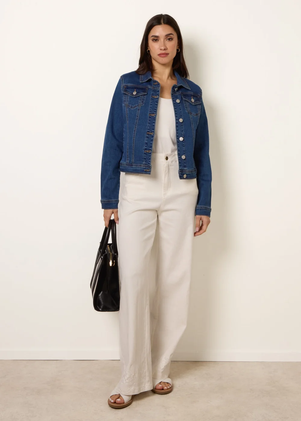 Blue Vanilla Blue Stretch Denim Jacket - XL Image 4