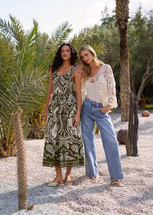 Blue Vanilla Blue Broidery Side Detail Jeans - 8 Image 3