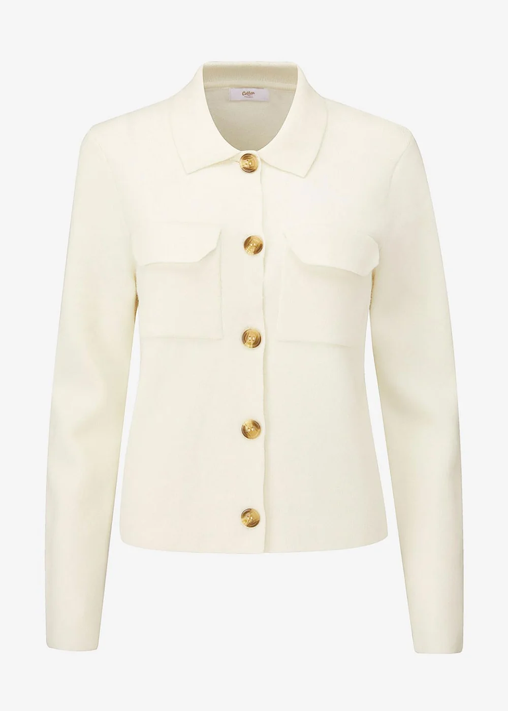 Cotton Traders Cloud Collared Cardigan - 18 Image 3